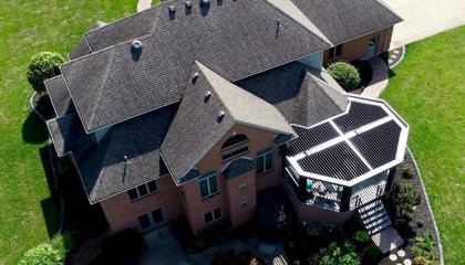 Geometric Pergola at Ohio Residence